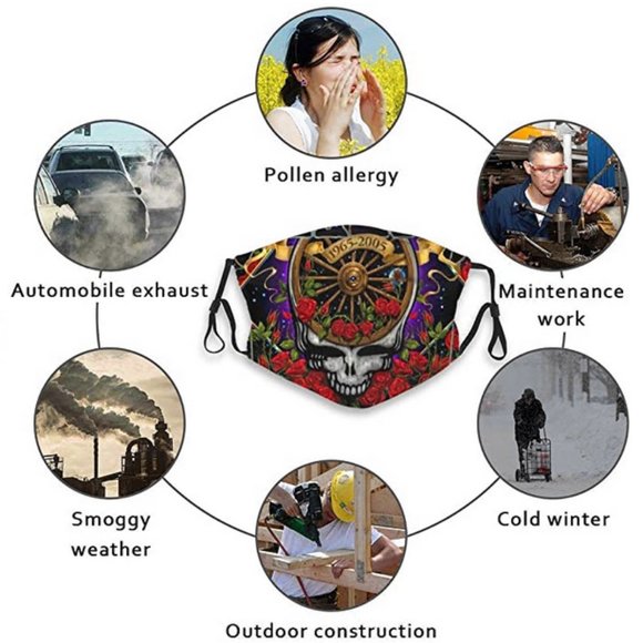 Grateful dead Face Cover Headband Balaclavas - Picture 6 of 6